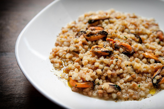 Fregola sarda con le cozze