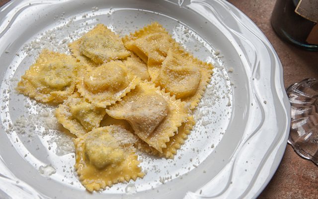 ricetta italiana ravioli di zucca