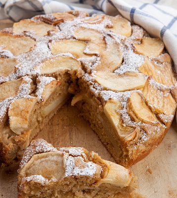 Torta di mele ricetta con lievito madre