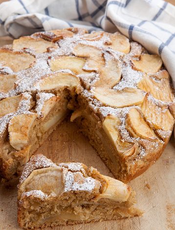 Torta di mele ricetta con lievito madre