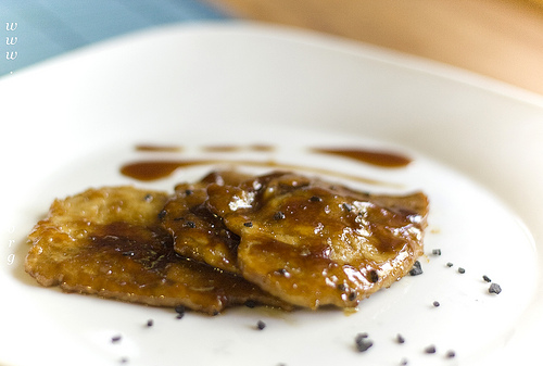 Scaloppine all'aceto balsamico