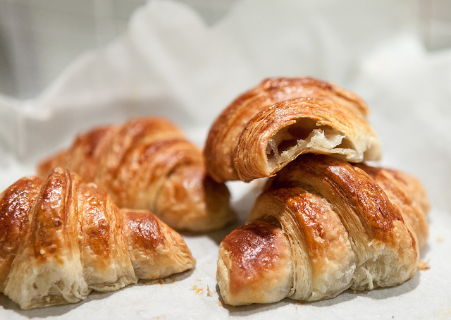 Croissants sfogliati francesi