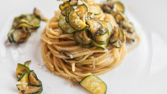 Spaghetti alla Nerano in versione light