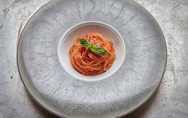 spaghetti al pomodoro di Peppe Guida